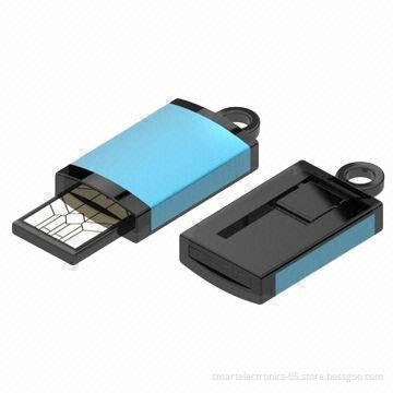 Mini USB flash drives with 64MB-128GB capacity